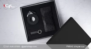 ست هدیه چرم طبیعی مردانه کد PM۰۴۲