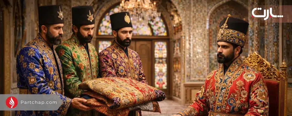 لباسهای افتخار به عنوان هدیه حکومتی در دوره قاجار